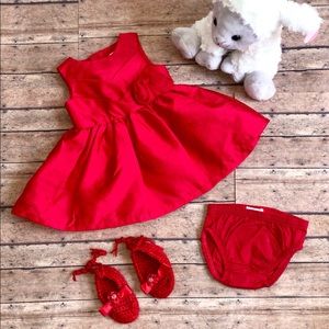 Newborn formal dress.